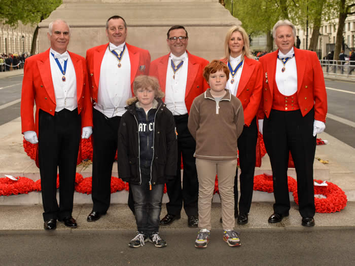 English Toastmasters at The Cenotaph with The Royal Society of St. George