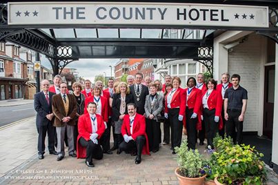 Our St. Georges Day meeting for The English Toastmasters Association at The County Hotel Chelmsford. It is the team work that we are proud of.