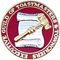 Logo of the Executive Guild of Toastmasters and Towncriers
