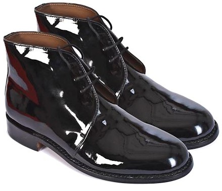 Patent leather George Style Boots