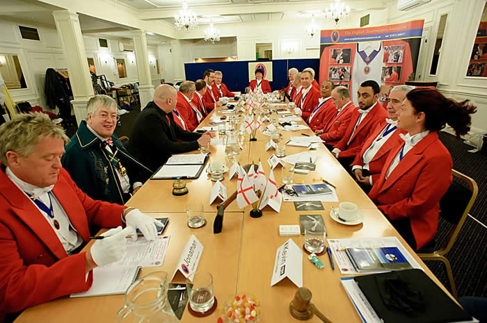 Toastmaster Training at the English Toastmasters Association St George's Day Meeting 2012
