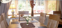 Blue Cedars Bed & Breakfast ~ the dining room